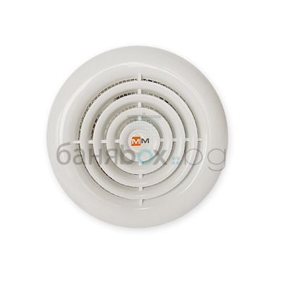 MMOTORS MМ100 вентилатор за баня, кръгъл бял 