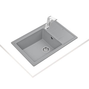 TEKA STONE 60 S-TG гранитна мивка за кухня сив металик 