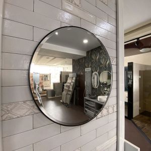 FLEXMEBEL PEARL кръгло огледало за баня с рамка