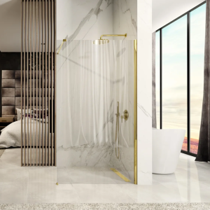 REA AERO N EVO душ-параван за баня, със златен профил