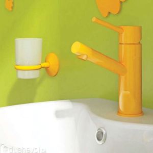 CREAVIT DUCKY детски жълт смесител за мивка 