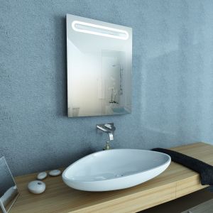 FLEXMEBEL HOVER V огледало за баня с вградено LED осветление