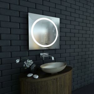 FLEXMEBEL ROND огледало за баня с вградено LED осветление