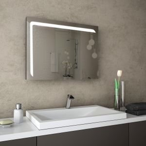 FLEXMEBEL CORNER H огледало за баня с вградено LED осветление